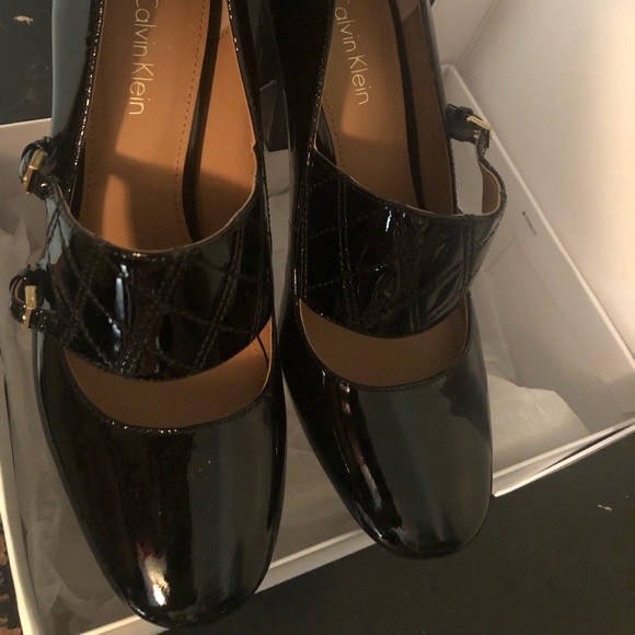 Calvin Klein Black Patent Leather - Picture 2 of 4